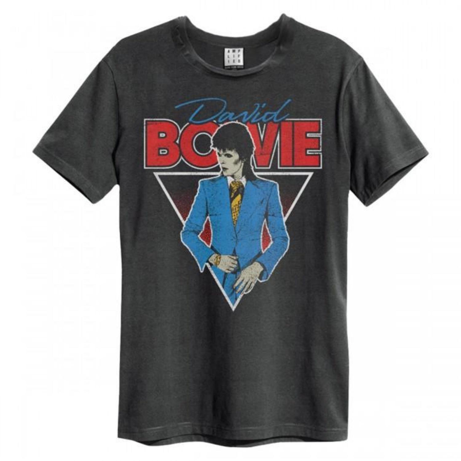 Amplified Unisex Adult Bootleg David Bowie T-Shirt S разноцветный