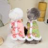 New Year Chinese Style Pet Dog Tang Suit Warm Winter Vest Jacket Small Dogs Festival Costume Outfits