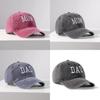 Dad Mom Letter Embroidery Cotton Baseball Hat With Adjustable Fit For Summer