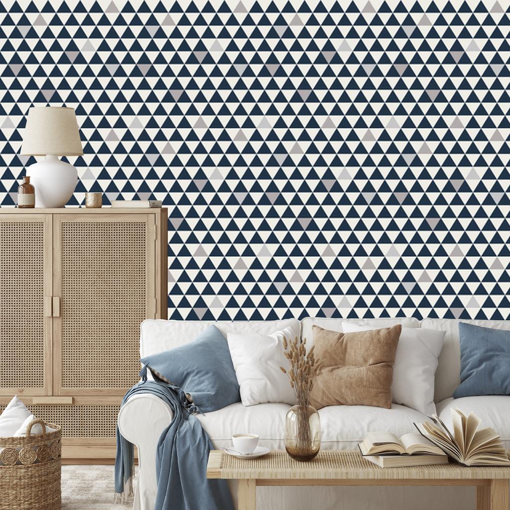 Geometric classic pattern wallpaper for living room and bedroom 50x1000
