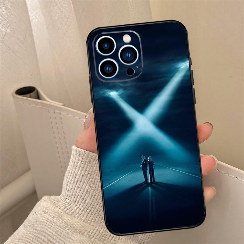 The X Files TV Series Phone Case For iPhone 17 16 15 14 13 12 11 Pro Max mini 15 16 Plus 16e 17 Air Cover Coque