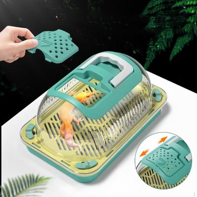 Reptile Terrarium Habitat Cage Clear Convenient Breeding Box Transparent Reptiles for