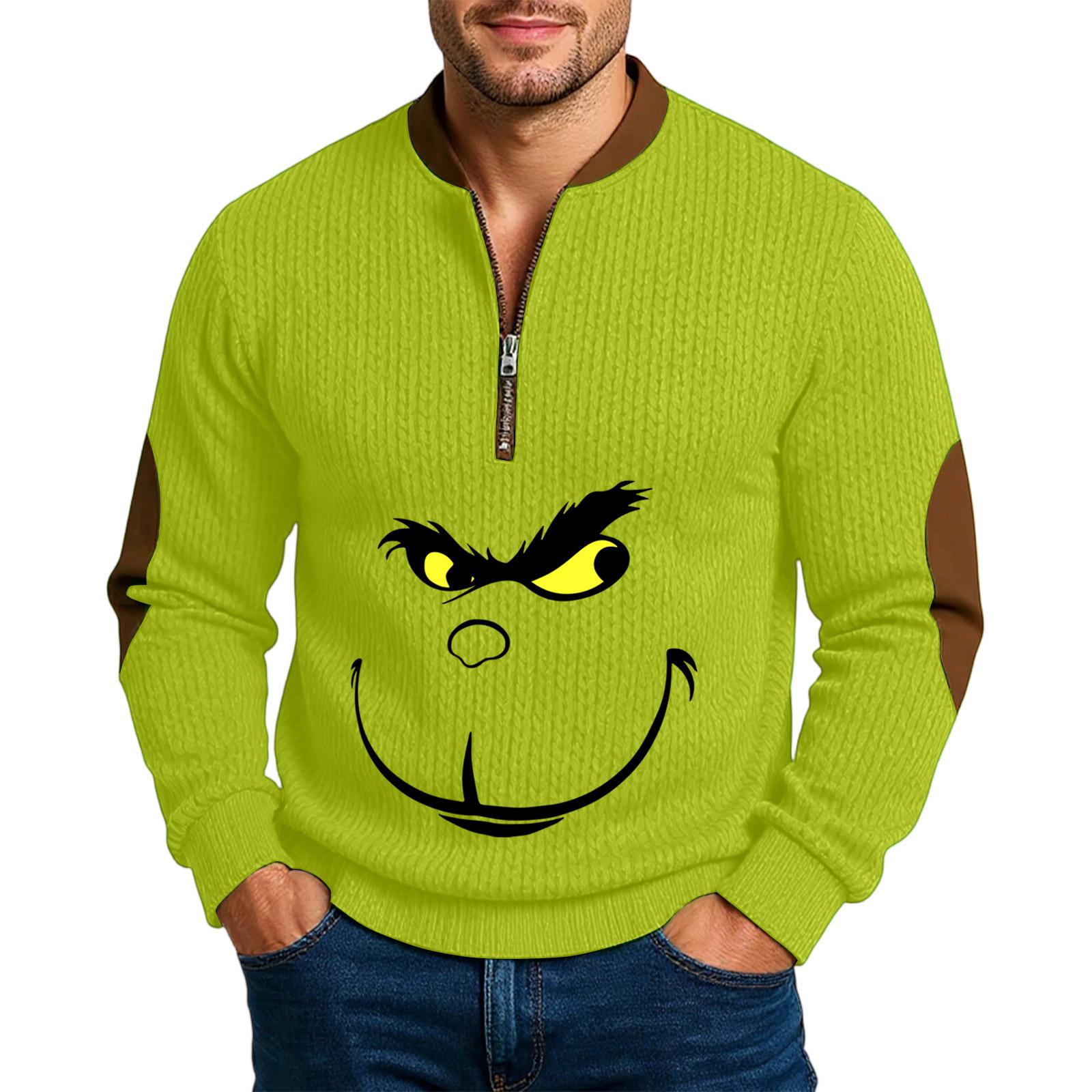 

Мужская спортивная толстовка с длинным рукавом на молнии для активного отдыха S жёлтый