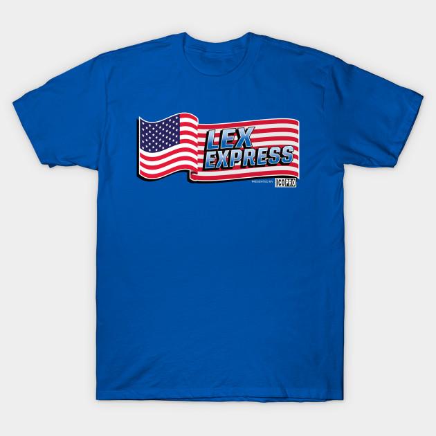 

Мужская черная футболка с принтом Lex Luger - Lex Express Печать на трансферной бумаге без вырезания Хлопковая футболка XL королевский синий