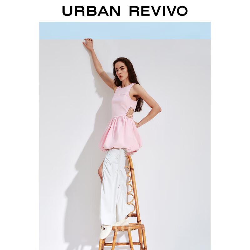 

UR Sweetheart Sleeveless Drawstring A-Line Mini Dress S