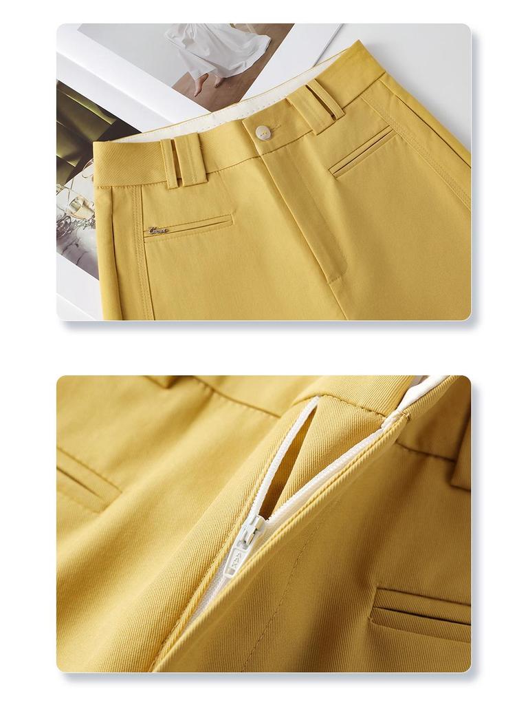 Women's Khaki Summer 2025 Loose Wide-Leg Casual Pants
