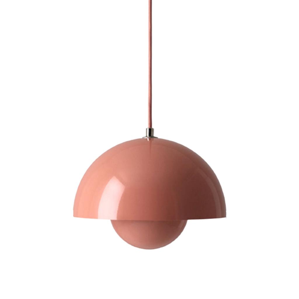 Pendant Light Fixture Hanging Light Bud Pendant Light with Warm Light Bulb for Dining Room Bedroom Lights