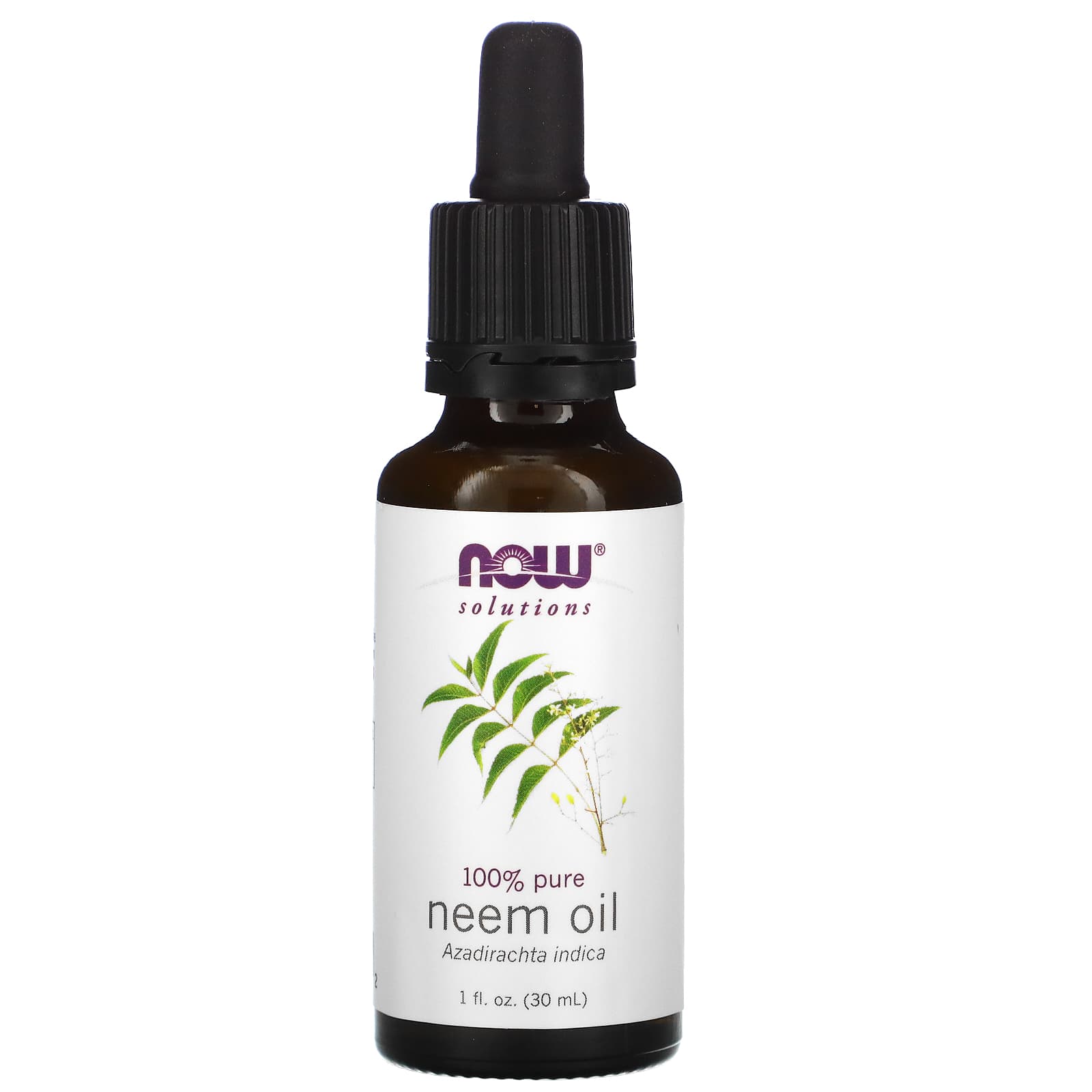 

Solutions, 100% Pure Neem Oil, 30Ml(1Fl Oz)