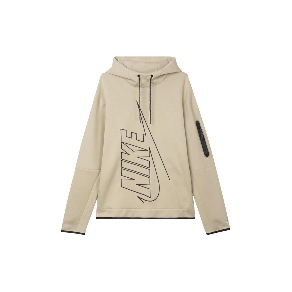Nike Logo Pullover Hoodie Men Hoodies Khaki DX0578-247