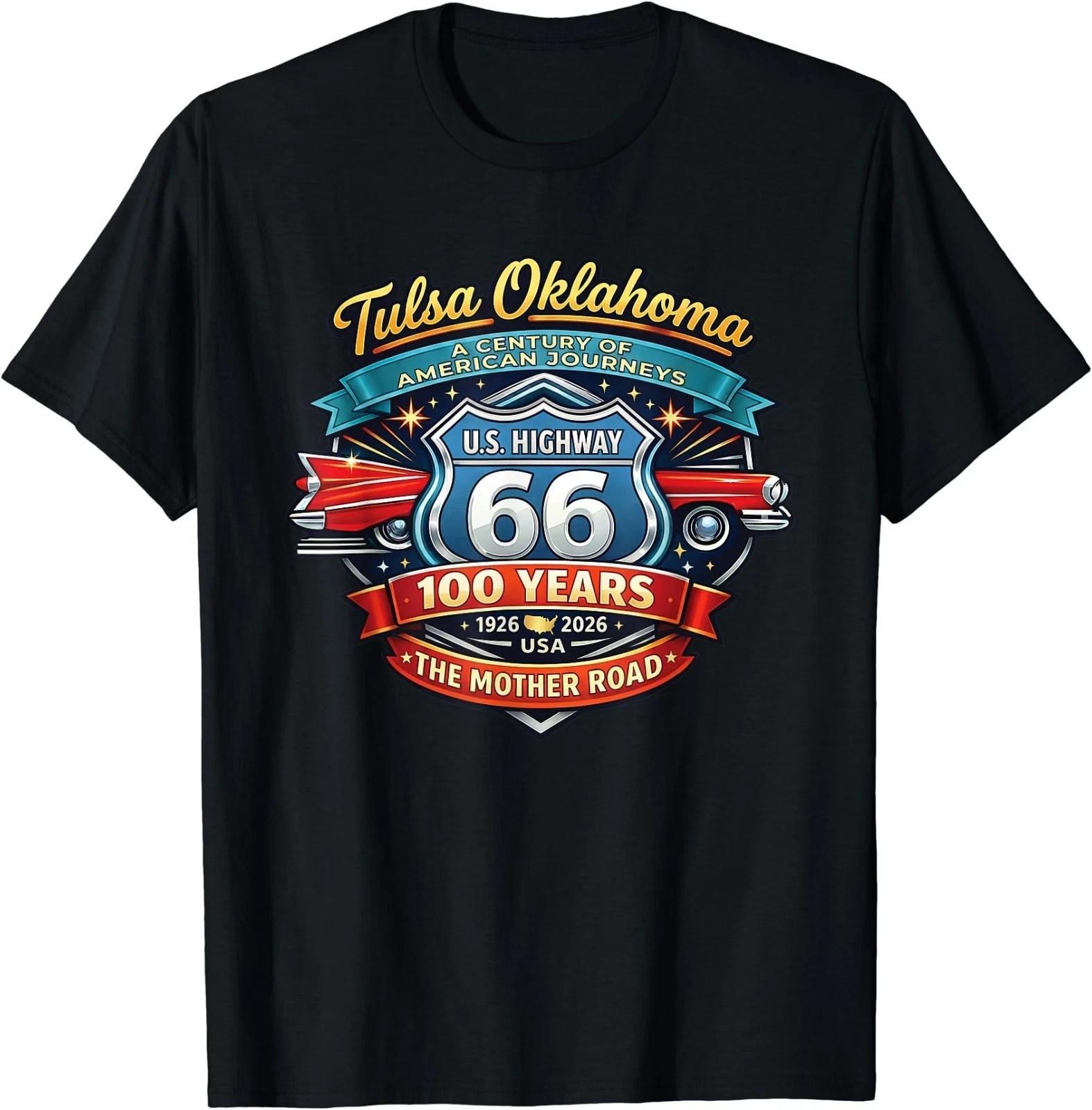 Tulsa Oklahoma U.S. Highway 66 100th Anniversary T-Shirt S разноцветный