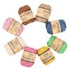 Decorative 3-Strand Colored Hemp Rope Diy Handmade Accessories | Hang Tags | Special For Photo Walls | Woven Natural Jute 10 Meters