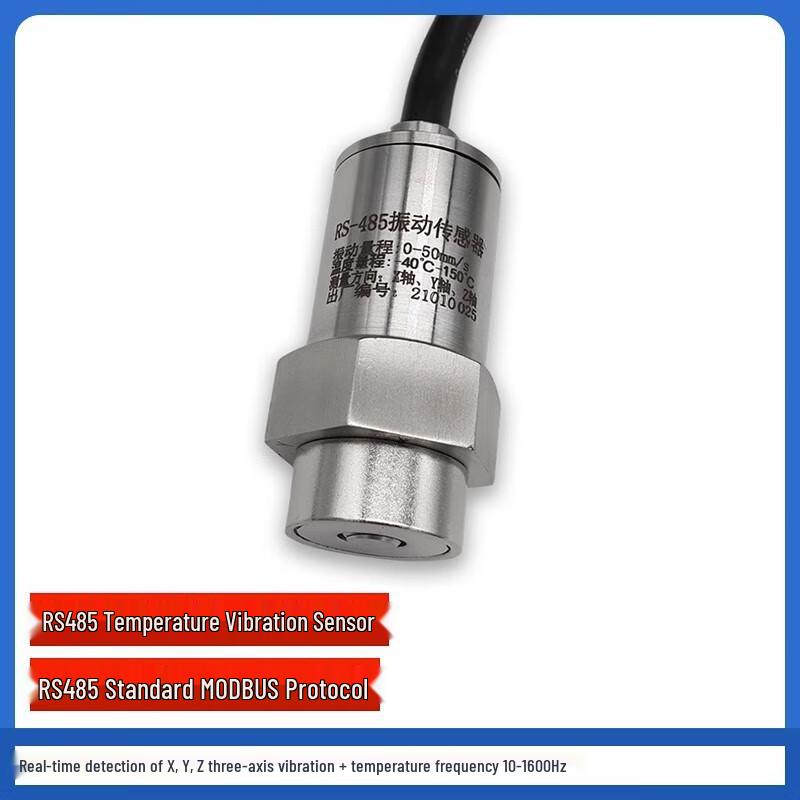 RS485 3-Axis Temperature and Vibration Sensor