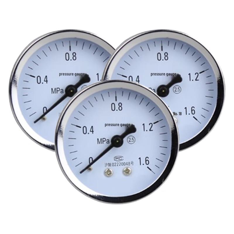 Pressure Gauge 0-1.6MPa, 60mm Dial