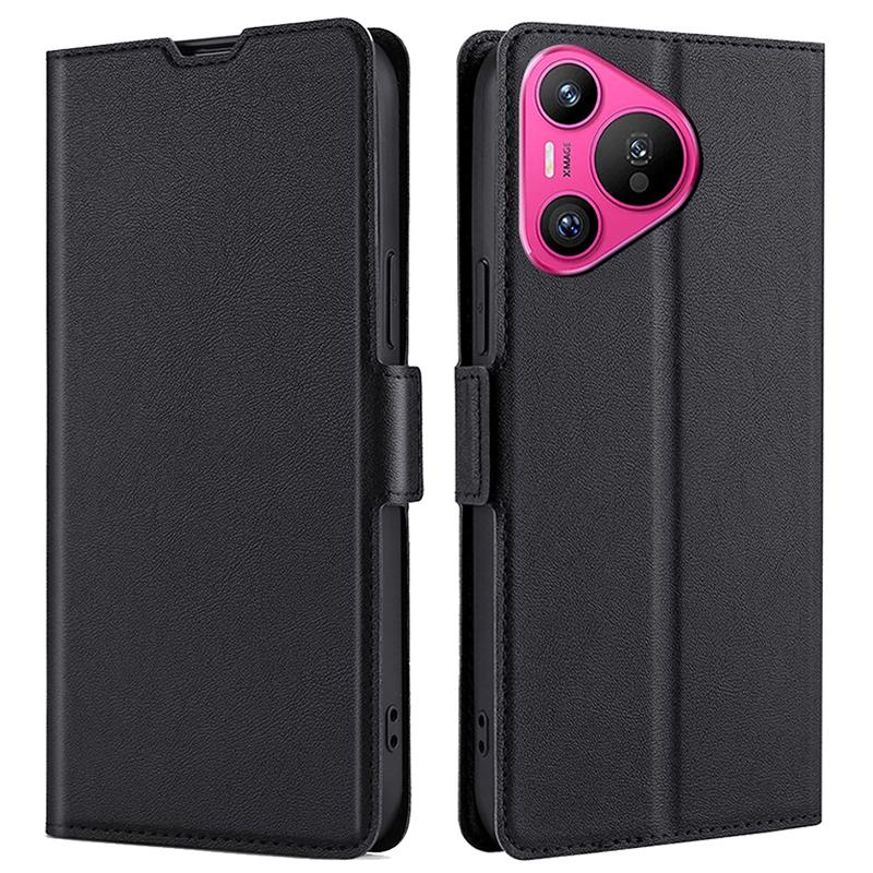 For Huawei Pura 70 Case with Card Slots Leather Phone Cover