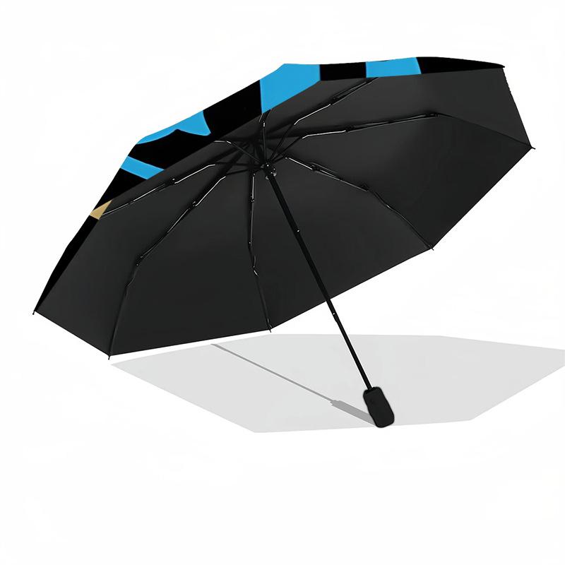 1pc Marseille Umbrella, Sun Protection, And UV Shielding. It Has Eight Sturdy Ribs for Outdoor Use And Perfect As a Holiday Gift