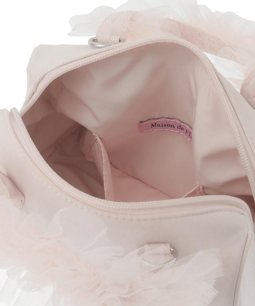 Maison de FLEUR Tüllgriff 2-Wege Boston Tasche, Schwarz, F Tragetasche, 08000717700