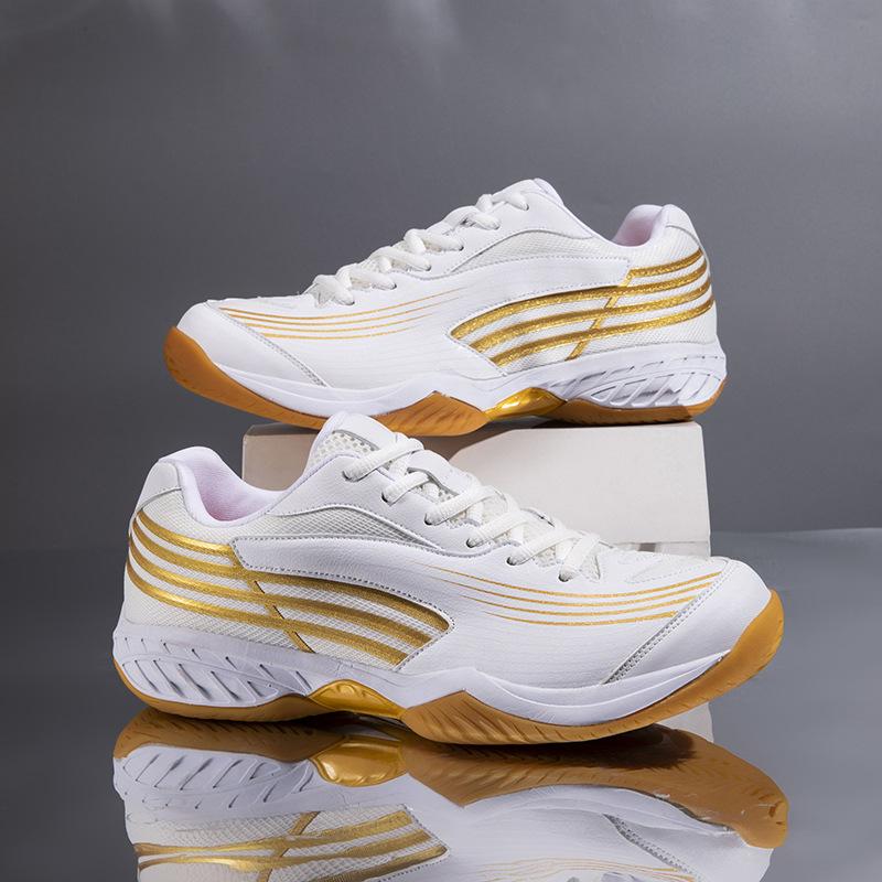 

Профессиональная обувь для бадминтона мужская и женская новая обувь для настольного тенниса нескользящая и износостойкая защита от перекатывания тренировочная обувь парная обувь для тенниса 35