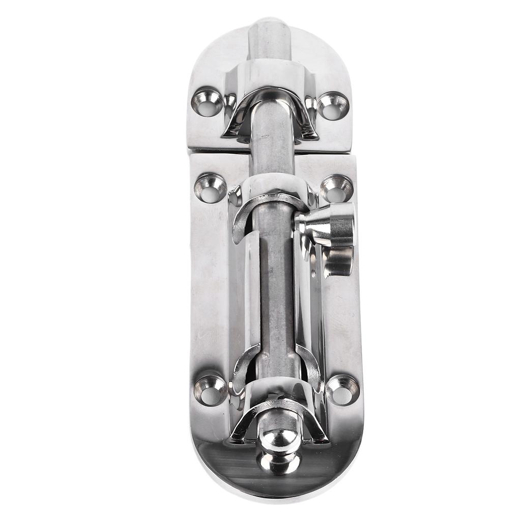 Door Bolt Inside Latch Slide Lock Round Stainless Steel 316 Window Hardware for Small Cabinet