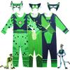 Wild Kratts Creature Power Suit Costume For Kids With Green Navy Jumpsuit And Mask