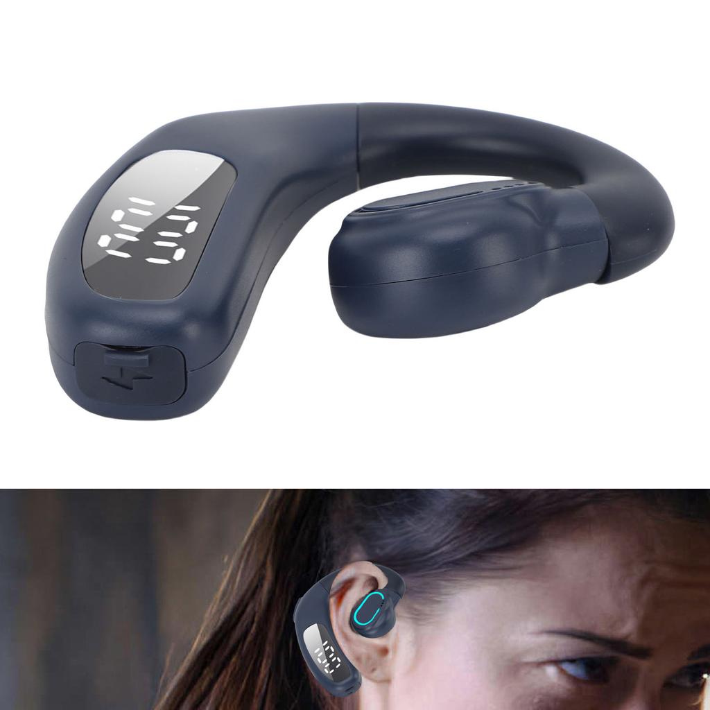 Wireless Earbud 180 Degrees Rotating Waterproofing Stereo Sound 5.5 Conduction Headphone for Daily Travel Sports
