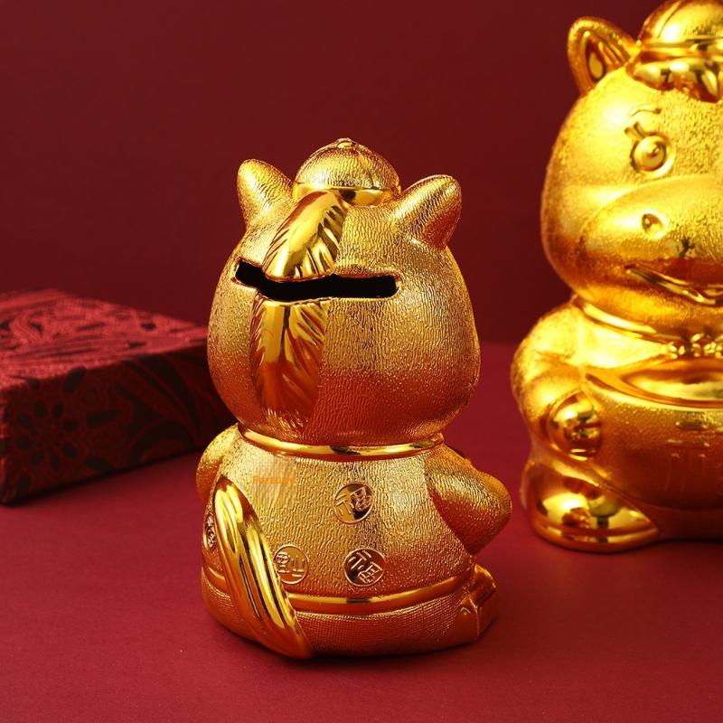 Creative Horse Ornament Lucky Traditional Home Statue Ingot Can Be Rotated Home Decoration Office Desktop Decoration