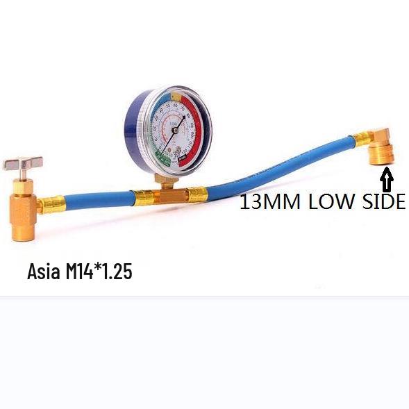58CM European R134A Air Conditioning Recharge Hose with 1/2 Connector