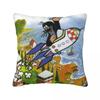 The Little Mole & Friends Pillow Cover Polyester Pillow Case Cushion Cover Funny Design Pillowcases For Living Room Chair
