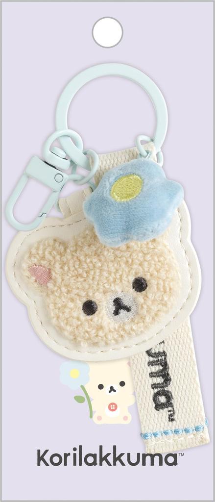 Rilakkuma Patch Keychain Korilakkuma AB32202 San-X