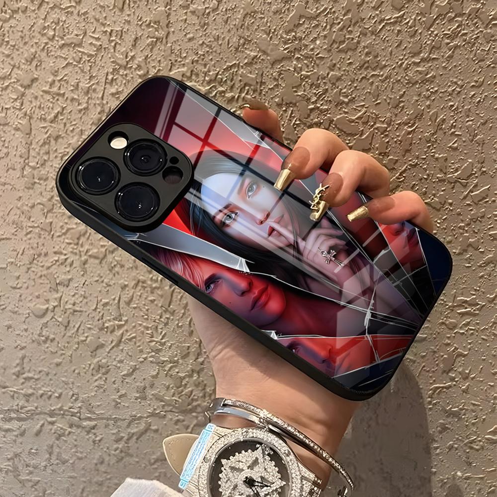 Romance Club Phone Case For IPhone 15 Pro Max 14 Pro 12 11 13 Mini X XR XS 8 7 Plus SE Tempered Glass Back Cover