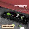 2Pcs Car Seat Air Vent Cover Exhaust Outlet Protector Dust Mesh Sticker For BMW 3 Series X1 X3 X5 G80 G06 G07 G42 G14 G15 G1