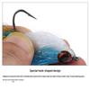 Vibrant Feathered Streamer Fly Fishing Lure with 3D Eyes & Natural Chicken Feathers