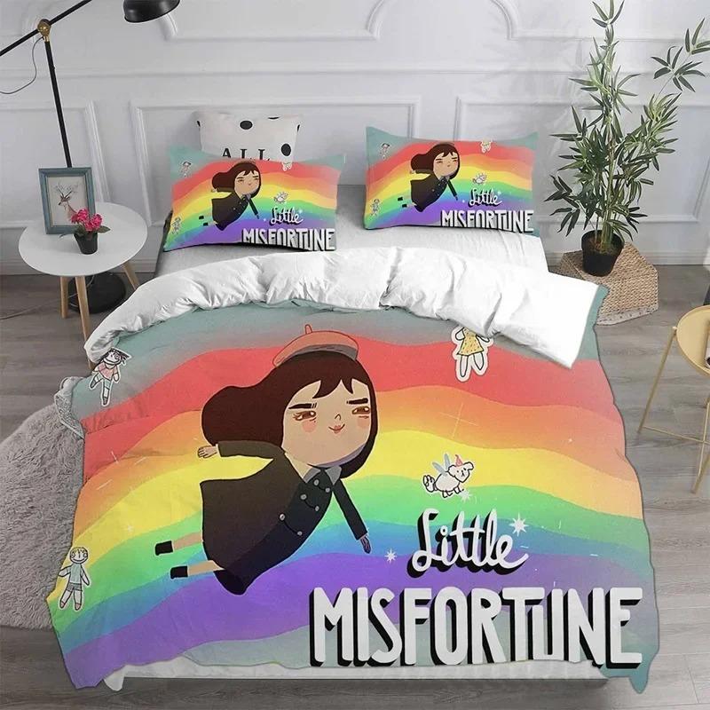 Home Textiles Little Misfortune Bedding Sets Comforter Quilt Bed Cover Duvet Cover Pillow Case Sets Kids Adult Size