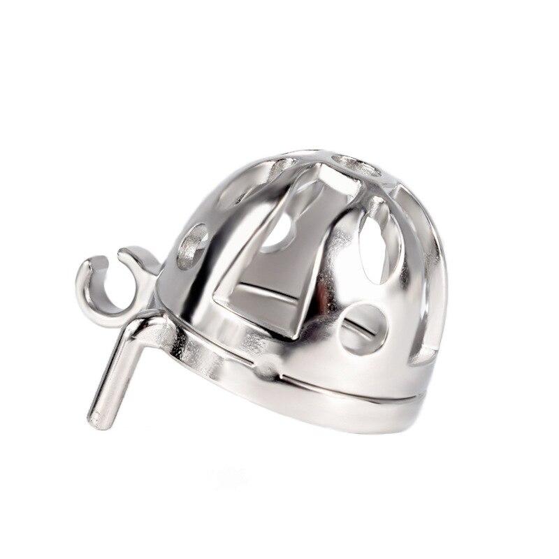 BDSM Stainless Steel Adult Sex Toys for Men   Slave Male Chastity Penis Cage Cock Ring Cuckold Foreskin Torture Scrotum