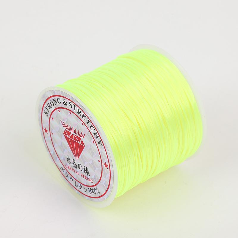 50M Pružná Elastická Korálková Nit Šňůra Struna pro DIY Výrobu Náramků a Šperků