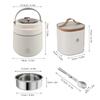 Insulated Food Container 304 Stainless Steel Long Lasting Insulation Vacuum Lunch Box with Spoon Chopsticks for Office School