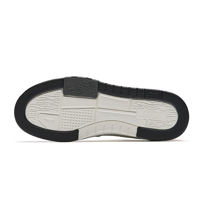 Anta Street Fun LT 3 Simple Versatile Non-Slip Wear-Resistant Low-Top Skate Shoes Men Sneakers White Black 112538051-6
