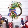 2025 American Independence Day Wreath Door Wreath American Door Basket Decoration July 4Th Wreath Independence Day Decoration