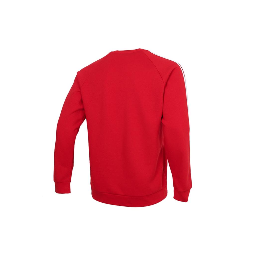 adidas Originals 3-stripes Crew Round Neck Long Sleeves Red Men's GN3484