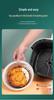 Thickened Tin Foil Pan Air Fryer: High-Temperature Resistant, Food-Grade Baking Pan, Oil Paper, Oven Safe, Die-Cast Design