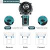 3In1 13mm Cordless Brushless Electric Drill 520NM Screwdriver 20+2 Torque Impact Drill Power Tool with 2 Battery 388VF