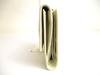 Authentic Salvatore Ferragamo Gancini White Leather Gold H/W Bifold Wallet #a562  Refurbished