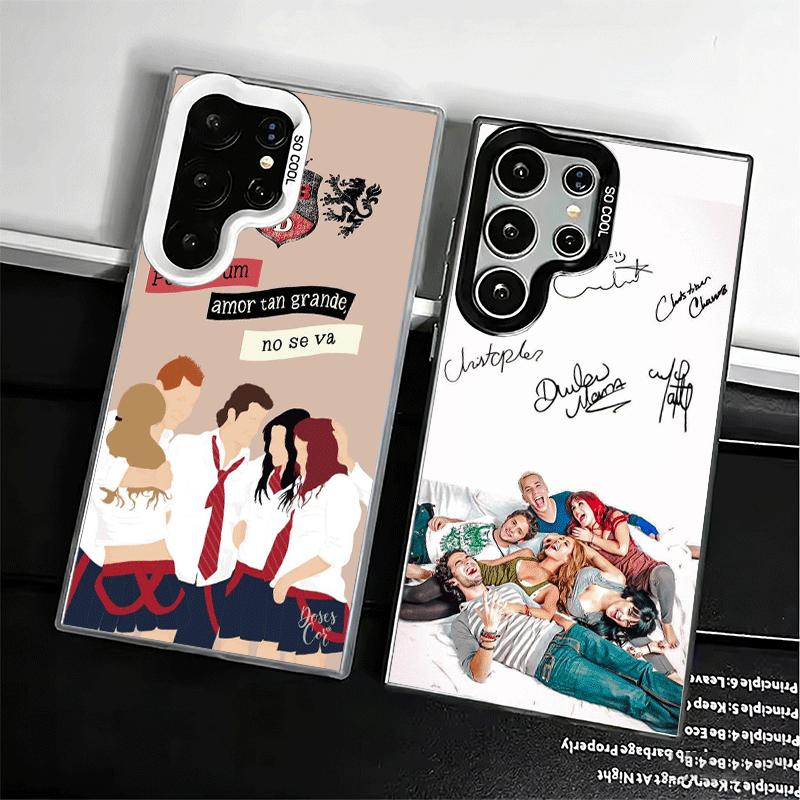 F-Fashion RBD R-Rebelde Soft Phone Case for Samsung Galaxy S24 S25 FE S26 Edge S23 Ultra S22 Plus S21 + Shockproof Cover Back Sh