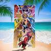 M-Mighty M-Morphin Power Rangers Big Microfiber Beach Towels Dry Towel Sand Beach Towels Pool Towel for Travel Swim Pool Yoga