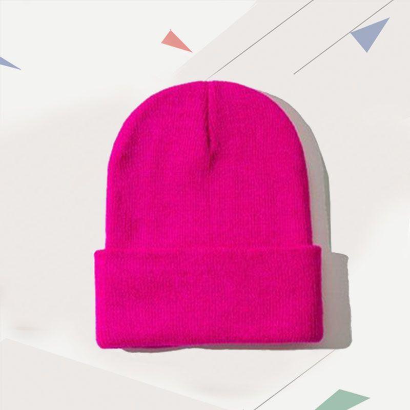 Custom Logo Winter Warm Beanie Personalized Embroidered Knitted Hat Team Stocking Skull Balaclava DIY