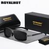 Royalhot Mehed, naised, polariseeritud sulamist ristkülikuraamiga päikeseprillid, sõitvad päikeseprillid, varjud Oculos meestele