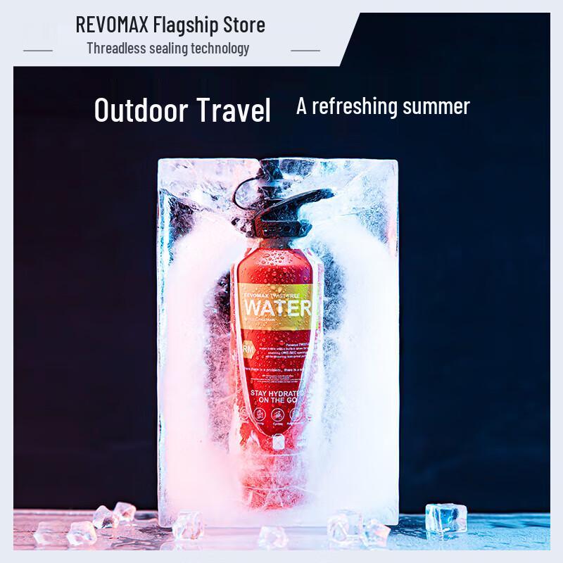 REVOMAX 32oz Fire Extinguisher Series Threadless Straw Tumbler