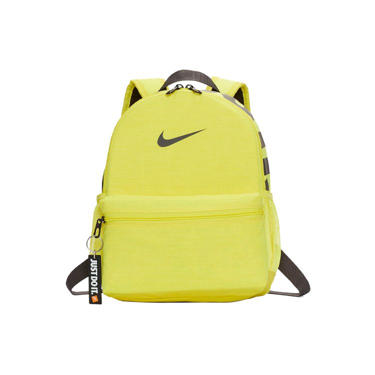 Nike Zaino per Bambini Brasilia JDI Chiusura a Zip Tessuto Zaino Unisex Giallo BA5559-740