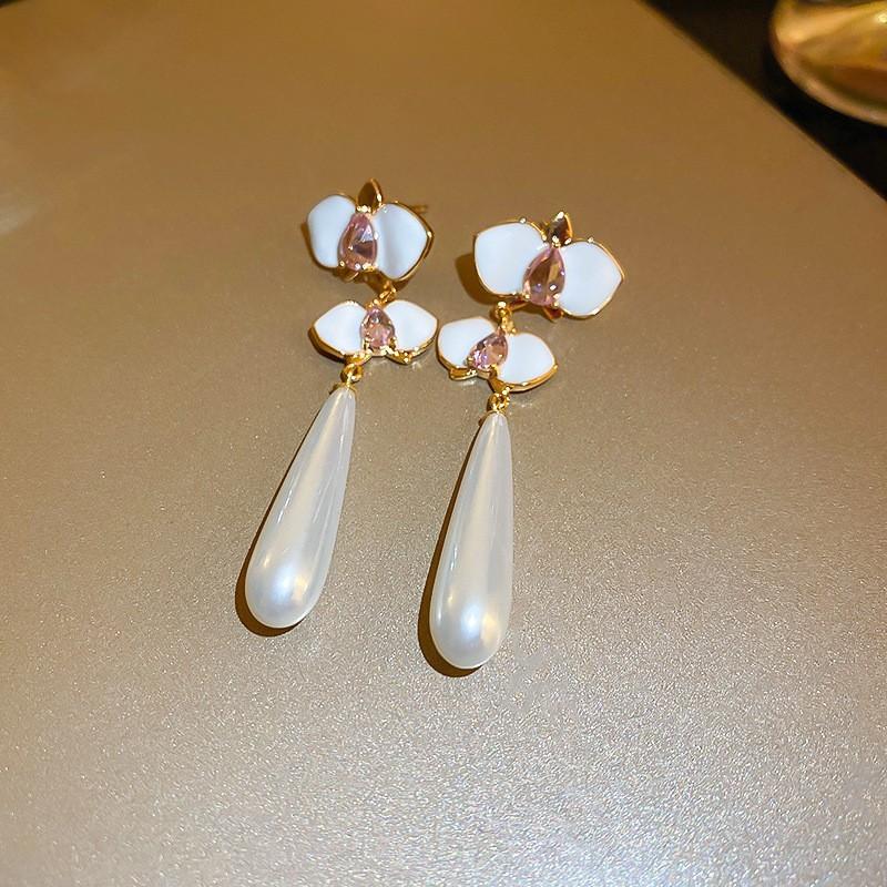 Love Geometric Earrings, Simple Flower Earrings, Fashionable Temperament Earrings, High-end Sense Earrings, Gifts