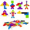 Wooden Tetris Puzzle for Kids Educational Tangram Toy