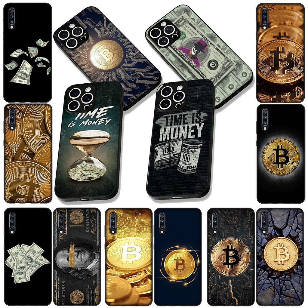Cover for Samsung Galaxy S22 S21 S20 FE Ultra Plus A35 A36 A55 A37 A33 A34 A57 Coque Phone Case Bitcoin BTC Money 100 Dollars
